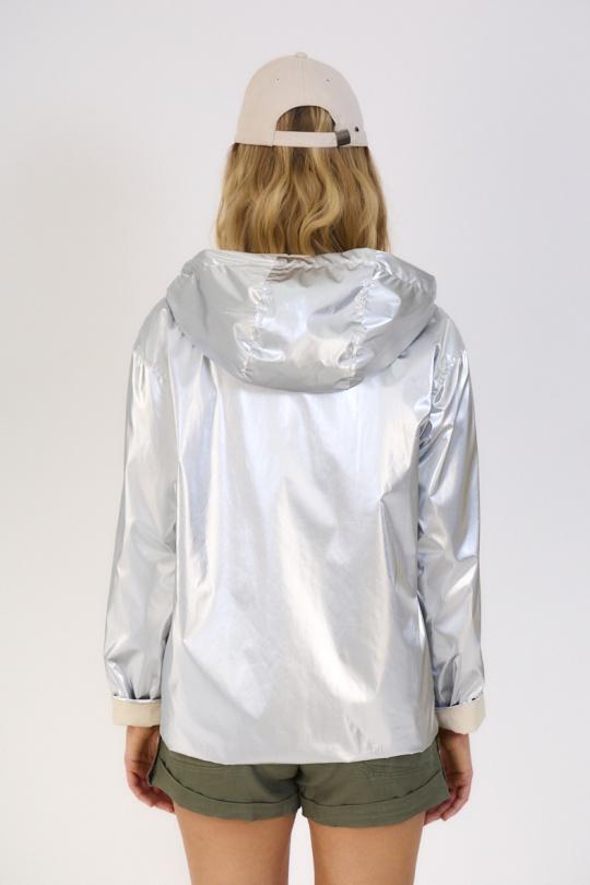 Parkas Femme blanc/doré Escandelle 4113 Efashion Paris