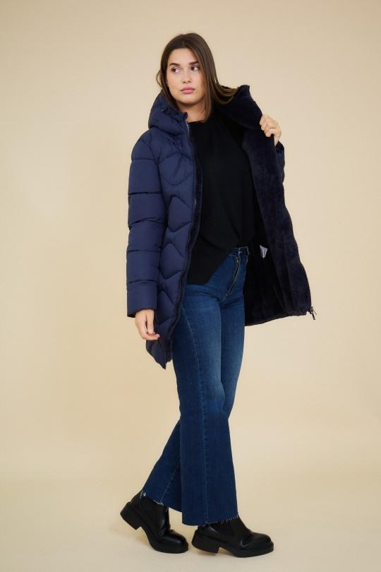 Doudounes Femme Noir Escandelle 4178 Efashion Paris