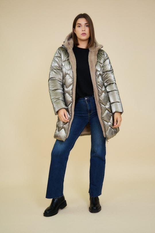 Doudounes Femme Noir Escandelle 4178 Efashion Paris