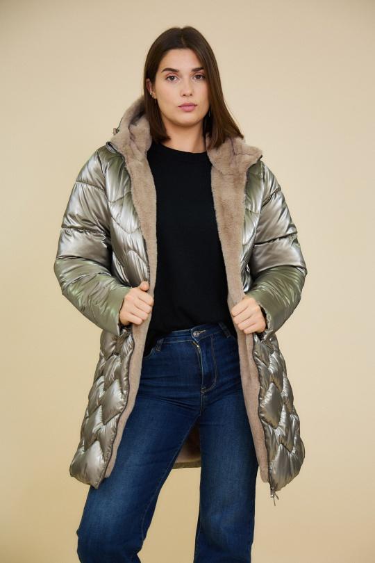 Doudounes Femme Noir Escandelle 4178 Efashion Paris