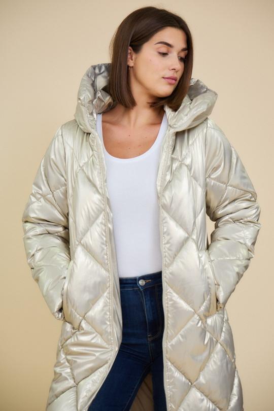 Doudounes Femme Taupe Escandelle 4170 Efashion Paris