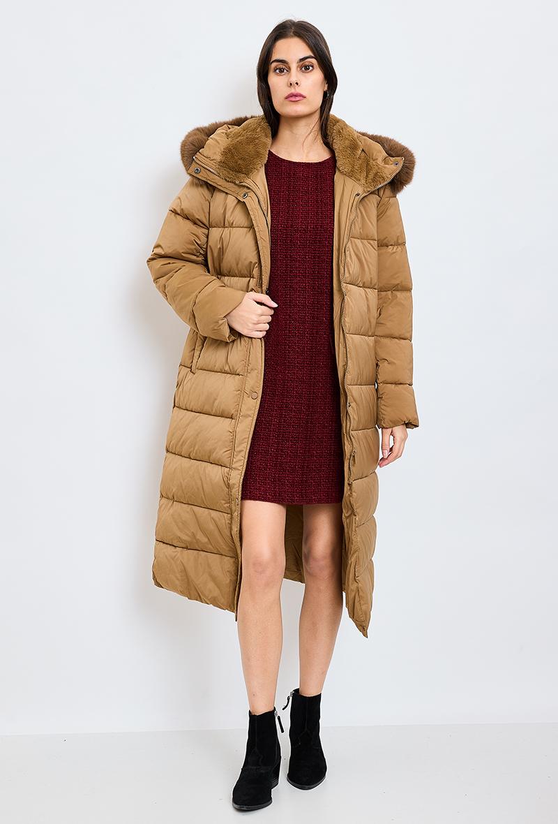 Doudounes Femme Taupe Escandelle 22398 #c Efashion Paris