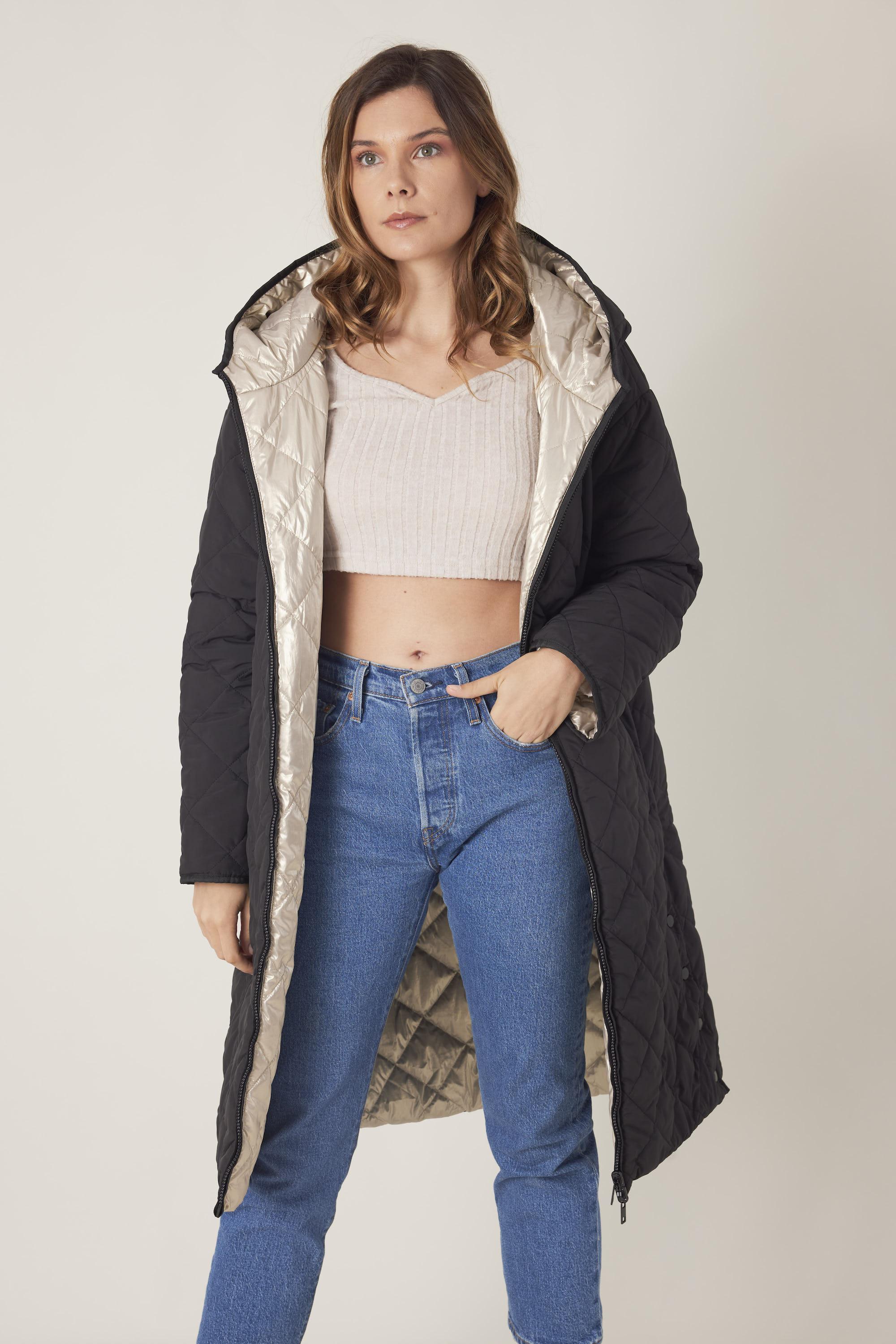 Doudounes Femme Noir Escandelle 3151 #c Efashion Paris