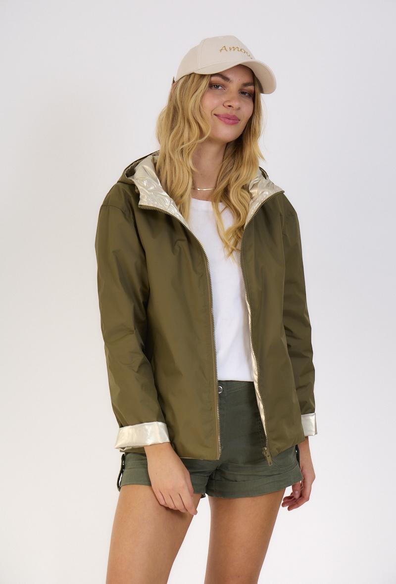 Parkas Donna Khaki Escandelle 4113 #c Efashion Paris