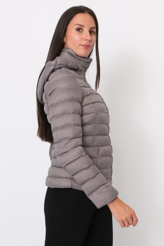 Doudounes Femme Gris SOFTY BY EVER BOOM  S 20526 Efashion Paris