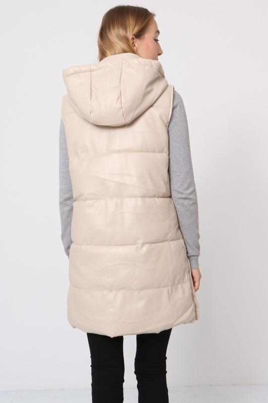 Doudounes Femme Beige SOFTY BY EVER BOOM  S21573 Efashion Paris