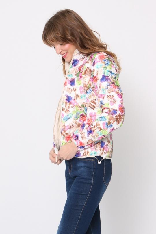 Doudounes Femme Ecru SOFTY BY EVER BOOM  6715 Efashion Paris