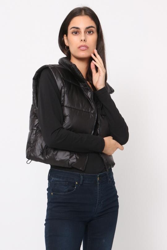 Doudounes Femme Noir SOFTY BY EVER BOOM  S2766 Efashion Paris