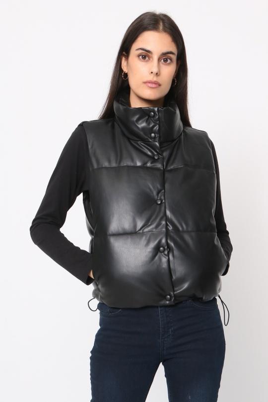 Doudounes Femme Noir SOFTY BY EVER BOOM  S2721 Efashion Paris