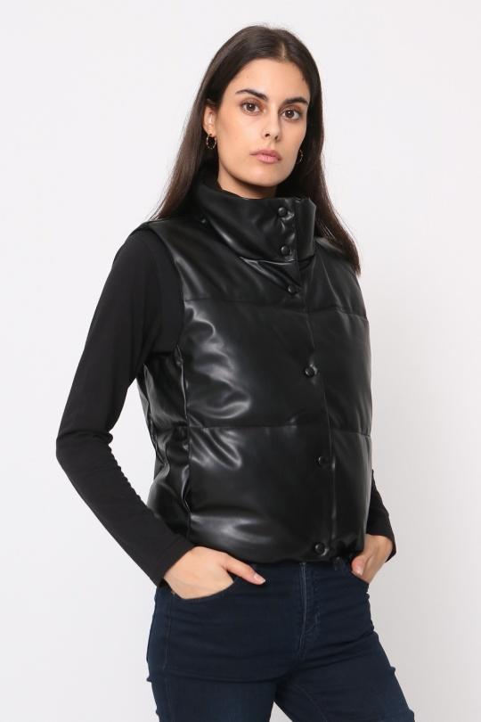 Doudounes Femme Noir SOFTY BY EVER BOOM  S2721 Efashion Paris