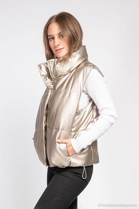 Doudounes Femme Noir SOFTY BY EVER BOOM  S2721 Efashion Paris