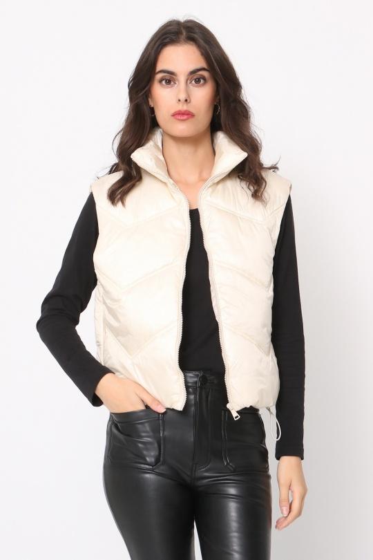 Doudounes Femme Beige SOFTY BY EVER BOOM  S2765 Efashion Paris