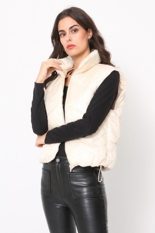 Doudounes Femme Beige SOFTY BY EVER BOOM  S2765 Efashion Paris