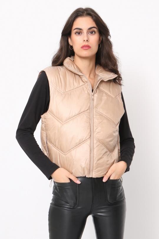 Doudounes Femme Beige SOFTY BY EVER BOOM  S2765 Efashion Paris