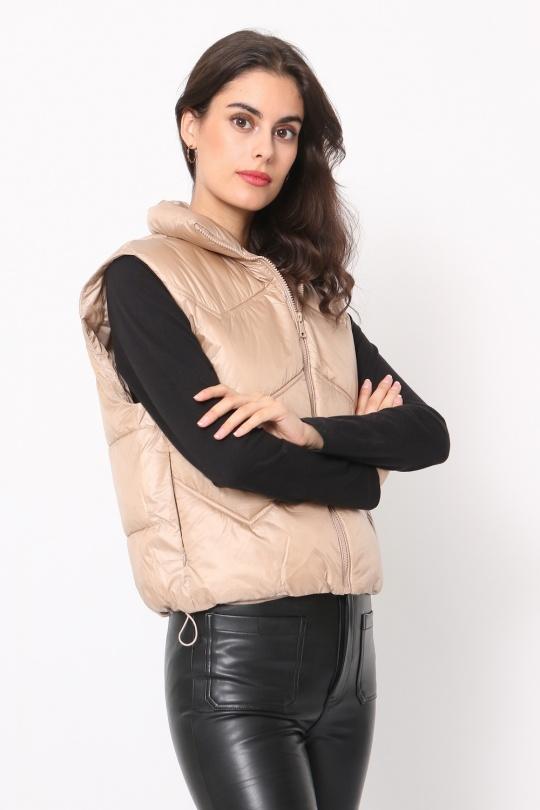 Doudounes Femme Beige SOFTY BY EVER BOOM  S2765 Efashion Paris