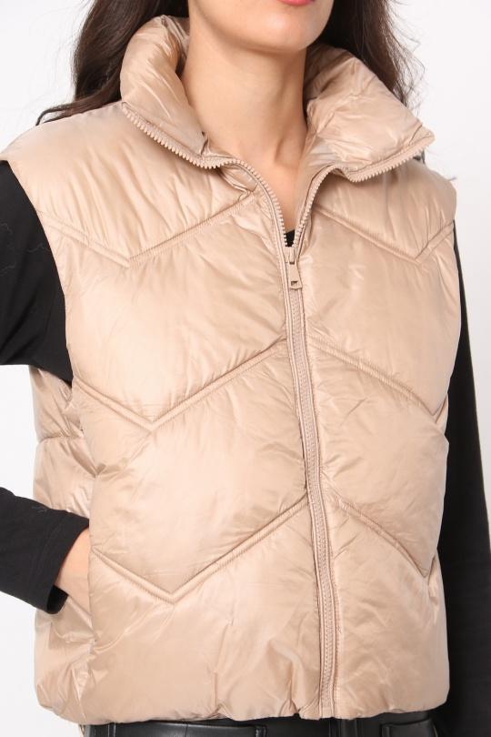 Doudounes Femme Beige SOFTY BY EVER BOOM  S2765 Efashion Paris