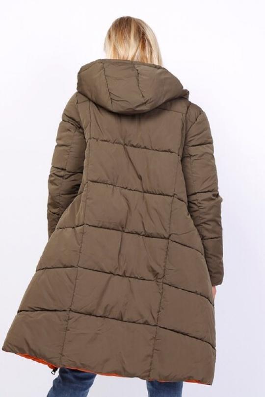 Doudounes Femme Kaki SOFTY BY EVER BOOM  S2757 Efashion Paris