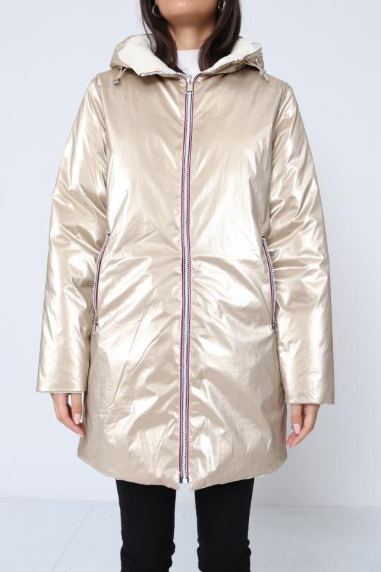 Doudounes Femme Doré SOFTY BY EVER BOOM  S3857 Efashion Paris