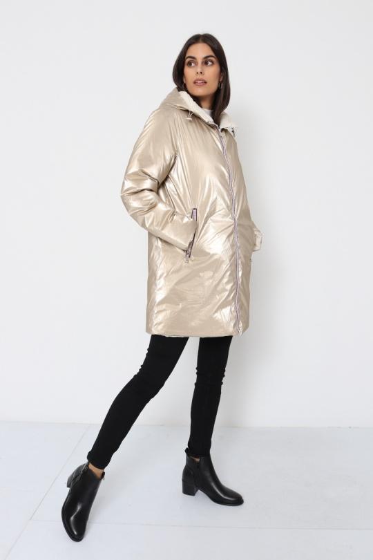 Doudounes Femme Doré SOFTY BY EVER BOOM  S3857 Efashion Paris