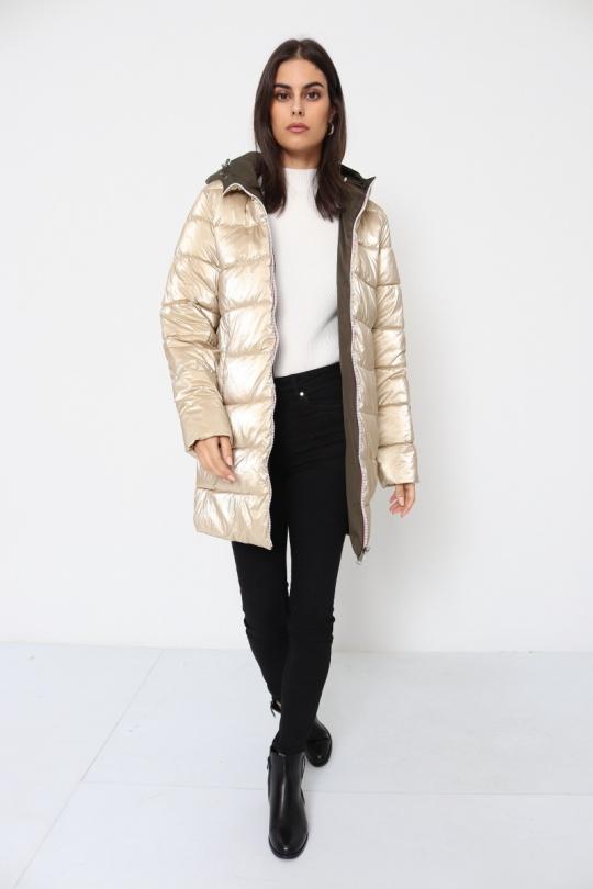 Doudounes Femme Doré SOFTY BY EVER BOOM  S3857 Efashion Paris