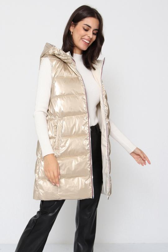 Doudounes Femme Doré SOFTY BY EVER BOOM  S3858 Efashion Paris