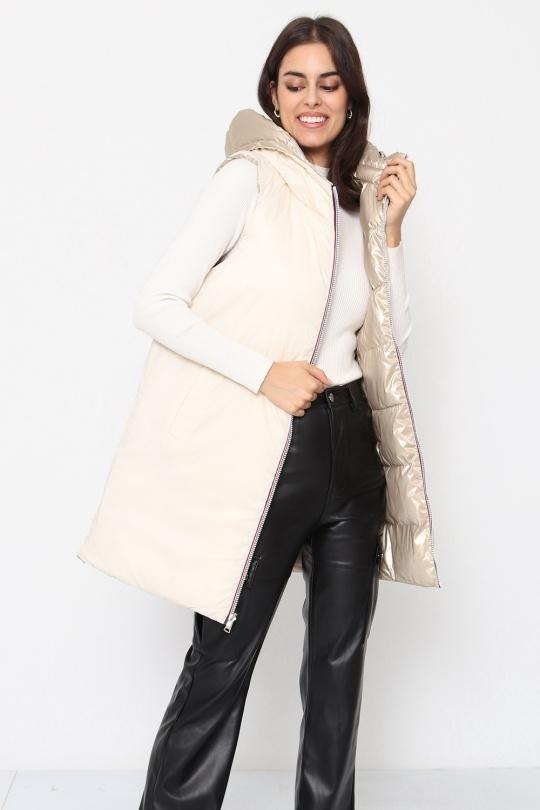 Doudounes Femme Doré SOFTY BY EVER BOOM  S3858 Efashion Paris