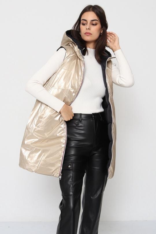 Doudounes Femme Doré SOFTY BY EVER BOOM  S3858 Efashion Paris