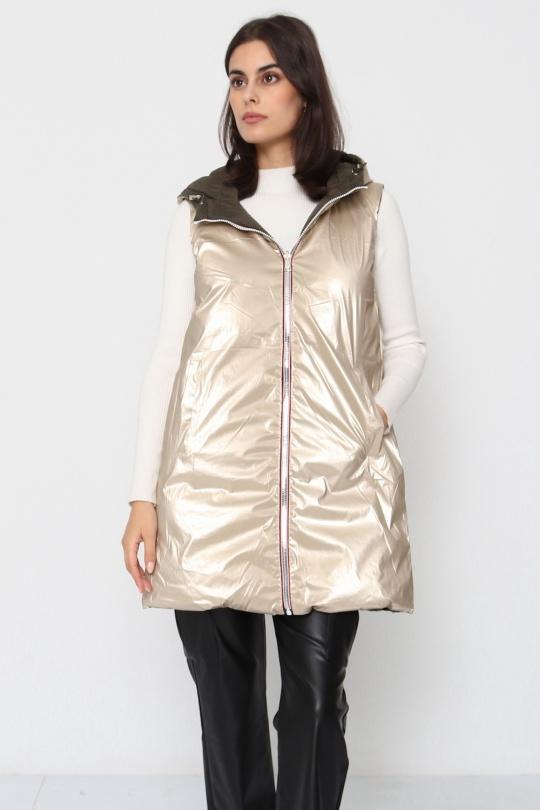 Doudounes Femme Doré SOFTY BY EVER BOOM  S3858 Efashion Paris