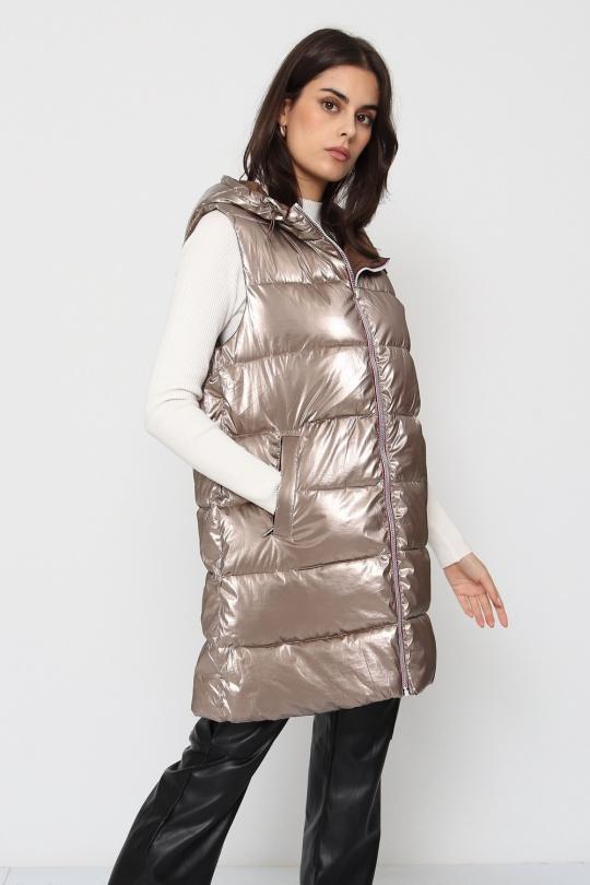 Doudounes Femme Doré SOFTY BY EVER BOOM  S3858 Efashion Paris