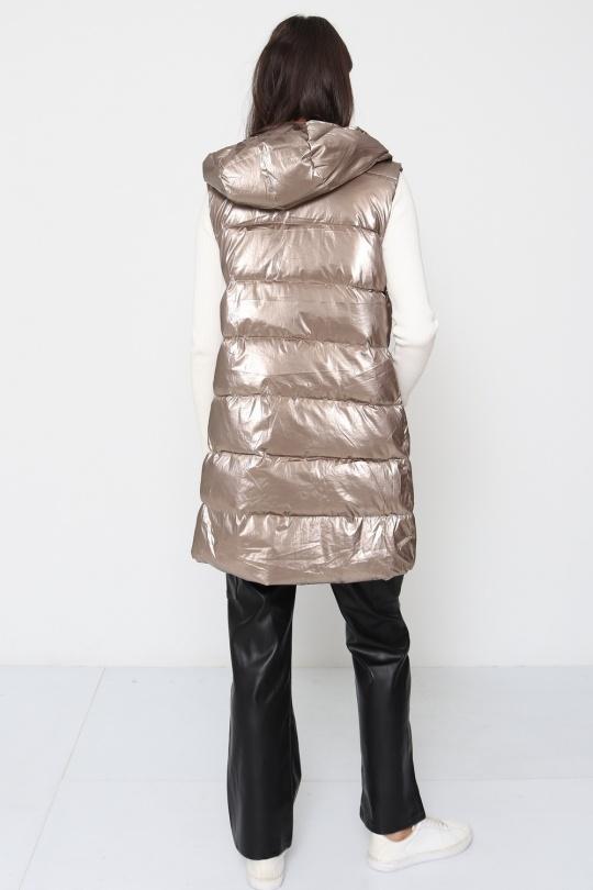 Doudounes Femme Doré SOFTY BY EVER BOOM  S3858 Efashion Paris