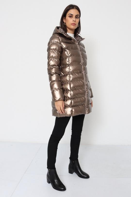 Doudounes Femme Beige SOFTY BY EVER BOOM  S3875 Efashion Paris