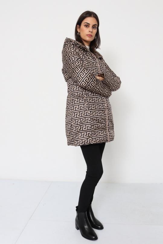 Doudounes Femme Beige SOFTY BY EVER BOOM  S3875 Efashion Paris