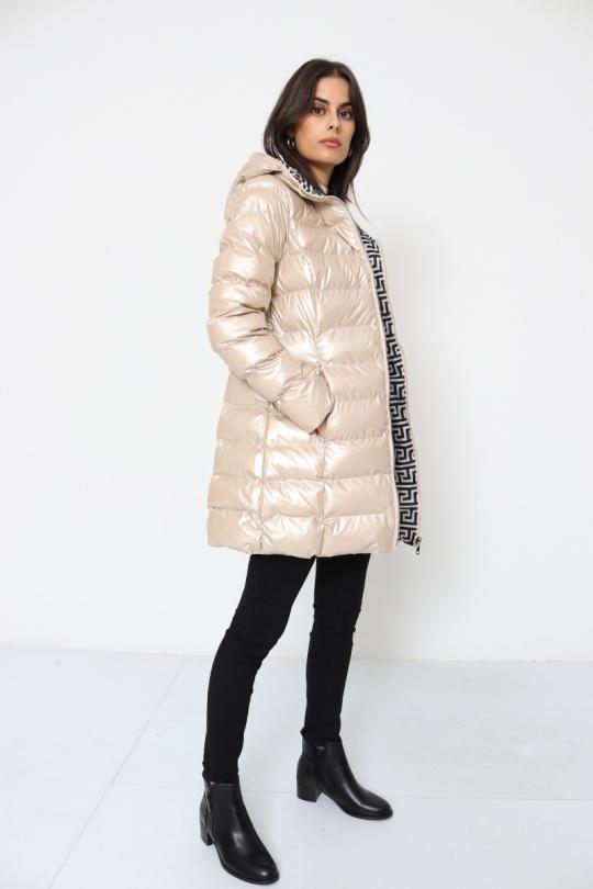 Doudounes Femme Beige SOFTY BY EVER BOOM  S3875 Efashion Paris