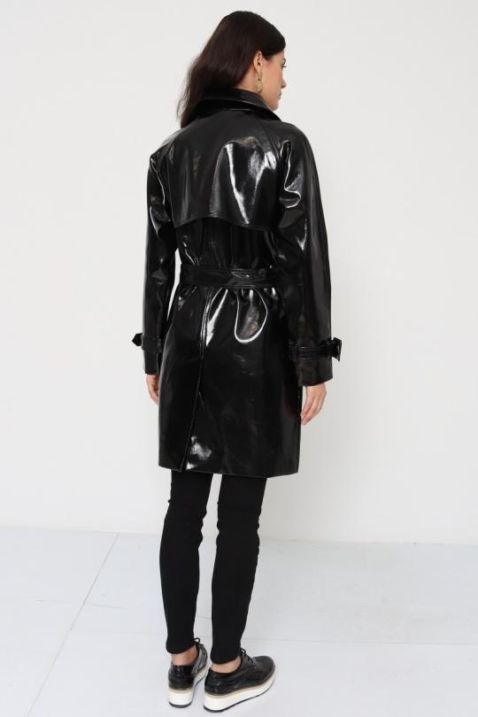 Trenchs Femme Noir SOFTY BY EVER BOOM  S3862 Efashion Paris