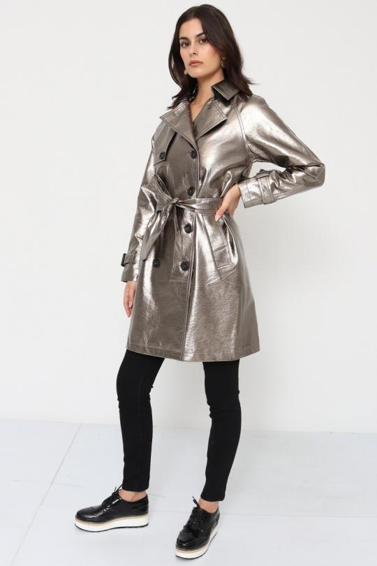 Trenchs Femme Noir SOFTY BY EVER BOOM  S3862 Efashion Paris