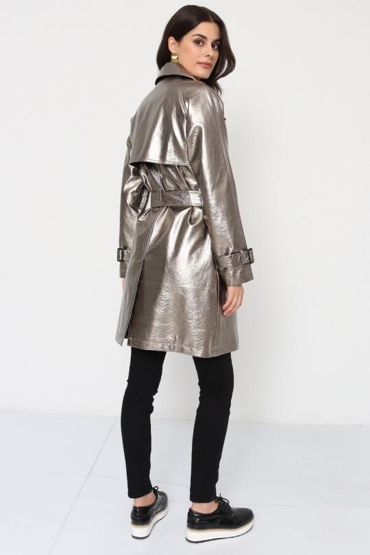 Trenchs Femme Noir SOFTY BY EVER BOOM  S3862 Efashion Paris