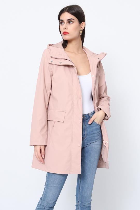 Parkas Femme Rose SOFTY BY EVER BOOM  S3801 Efashion Paris