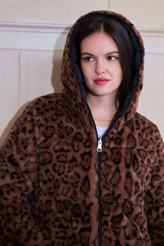 Doudounes Femme Noir/Beige SOFTY BY EVER BOOM  S5630 Efashion Paris