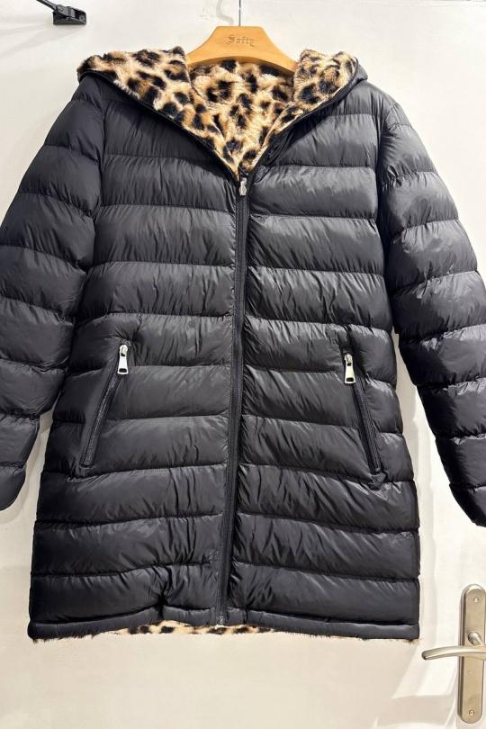 Doudounes Femme Noir/Beige SOFTY BY EVER BOOM  S5630 Efashion Paris