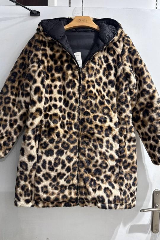 Doudounes Femme Noir/Beige SOFTY BY EVER BOOM  S5630 Efashion Paris