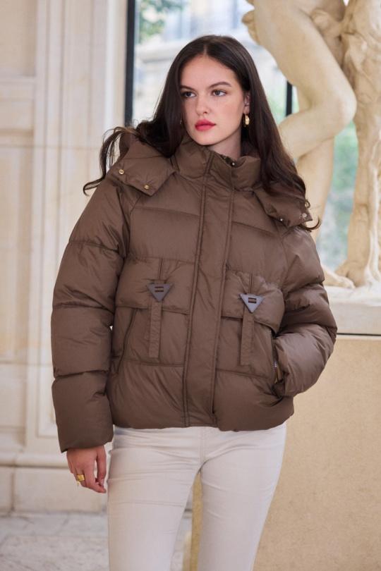 Doudounes Femme Choco SOFTY BY EVER BOOM  S5673 Efashion Paris