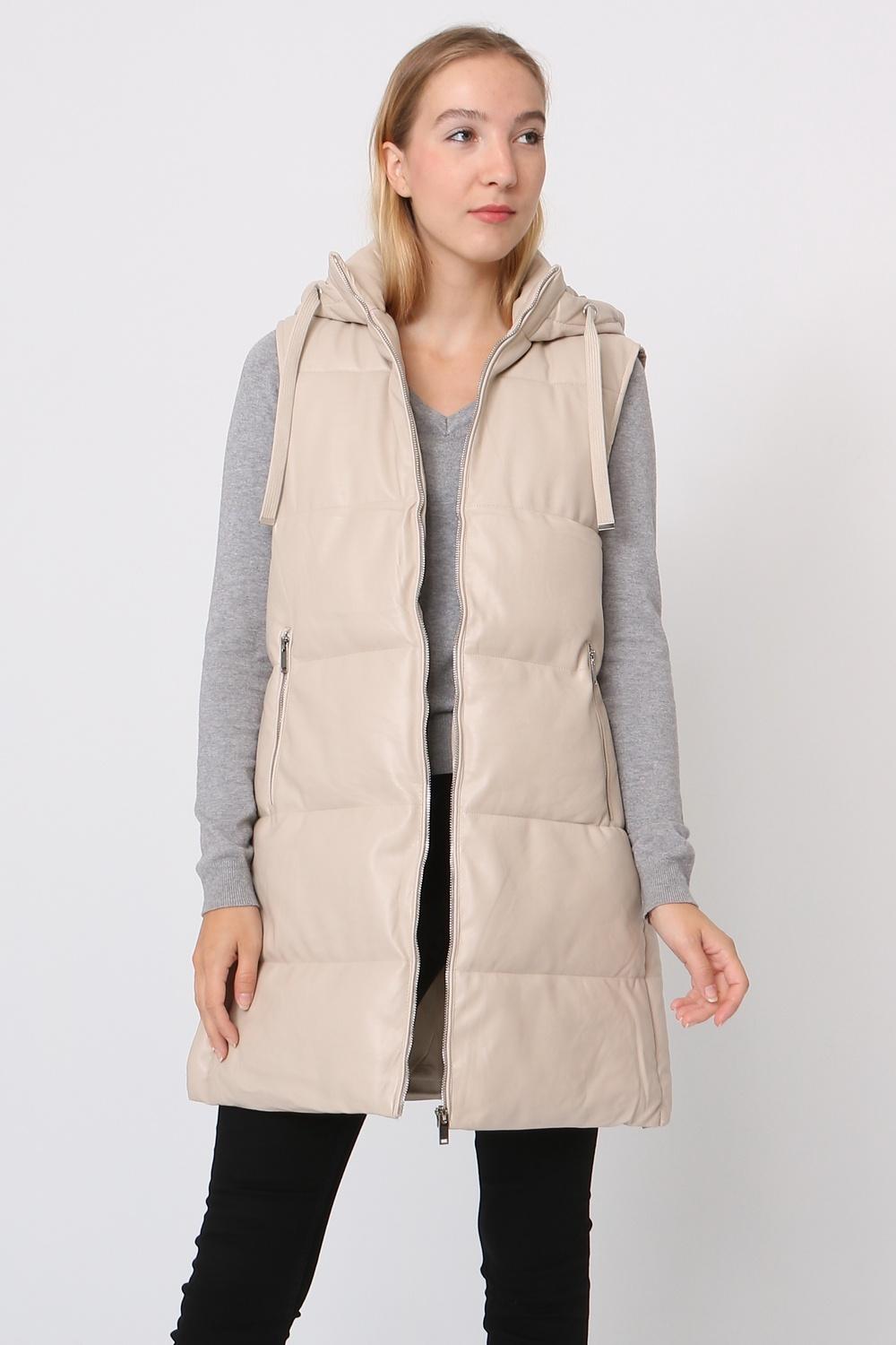 Doudounes Femme Beige SOFTY BY EVER BOOM  S21573 #c Efashion Paris