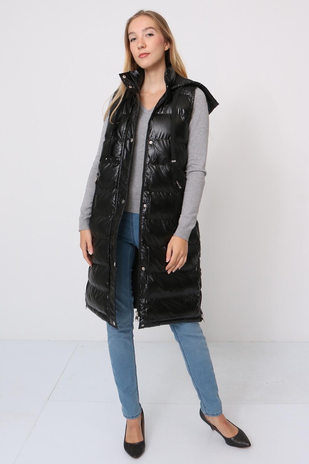 Doudounes Femme Noir SOFTY BY EVER BOOM  S20562 #c Efashion Paris