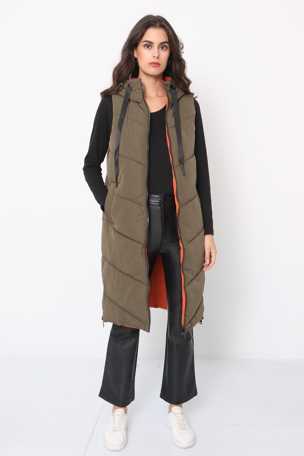 Doudounes Femme Kaki SOFTY BY EVER BOOM  S2756 #c Efashion Paris