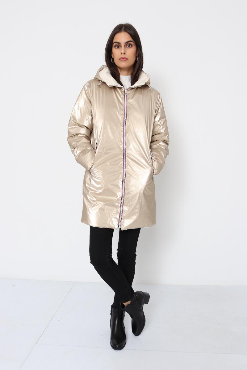 Doudounes Femme Doré SOFTY BY EVER BOOM  S3857 #c Efashion Paris