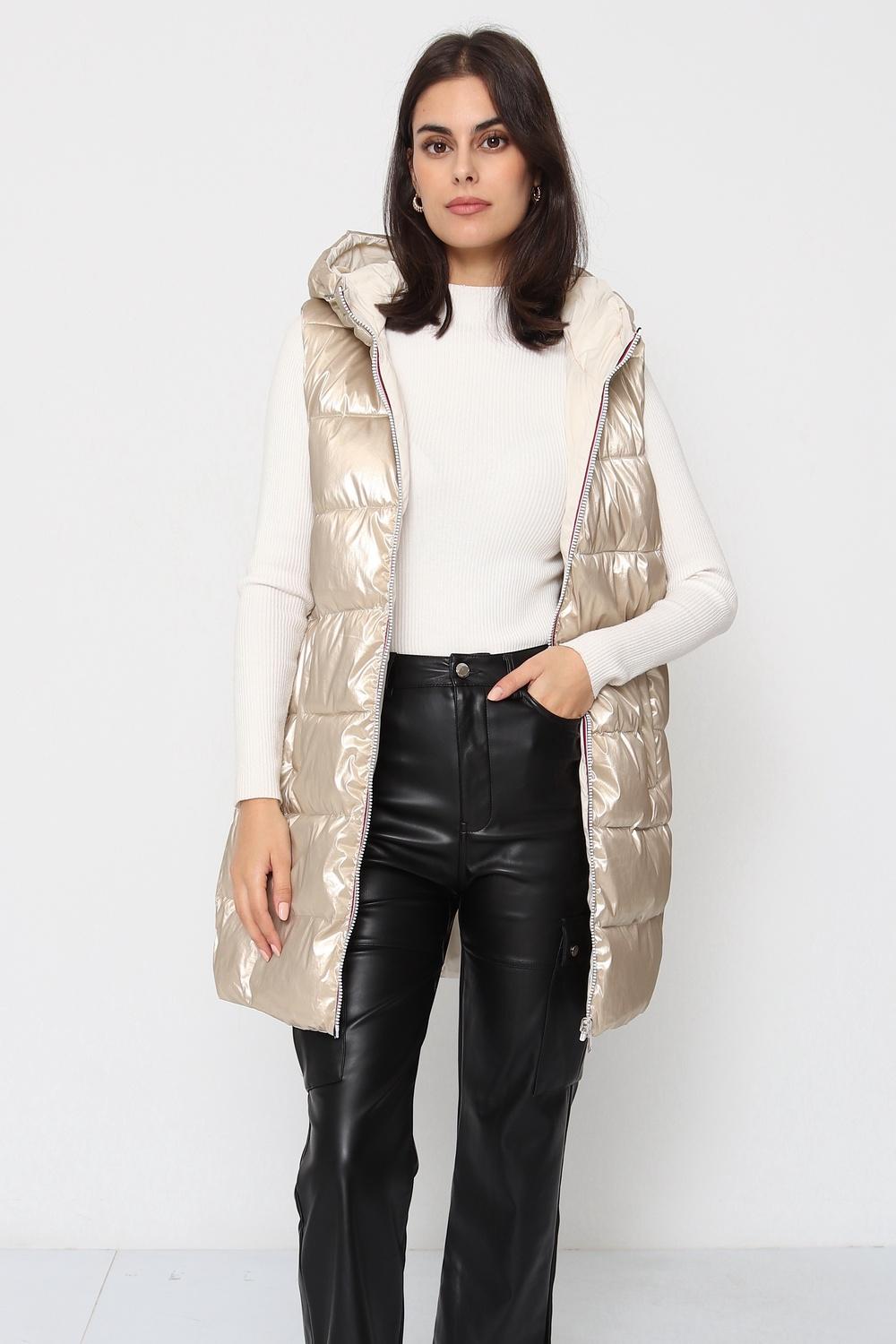 Doudounes Femme Doré SOFTY BY EVER BOOM  S3858 #c Efashion Paris