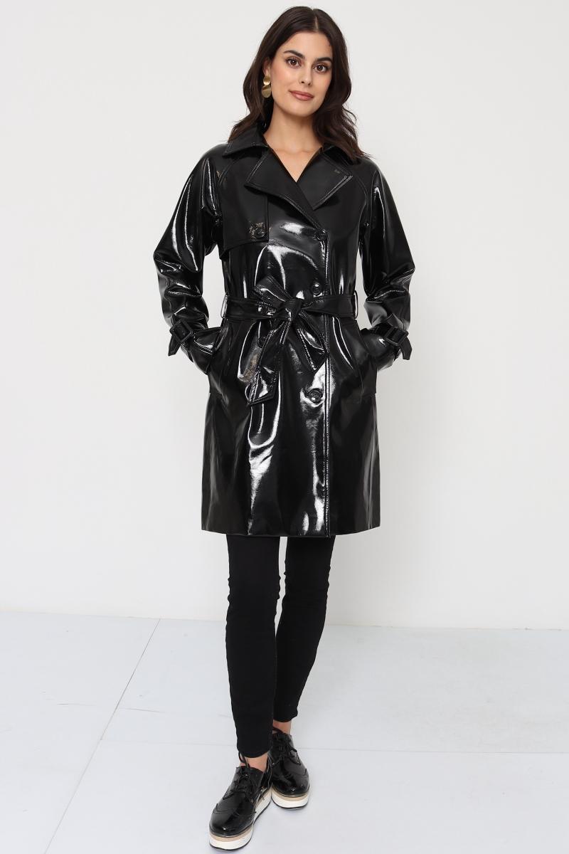 Trench coats Women Black SOFTY BY EVER BOOM  S3862 #c Efashion Paris
