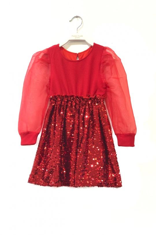 Robes Enfant & Bébé  Doré FANNY LOOK 7584 Efashion Paris