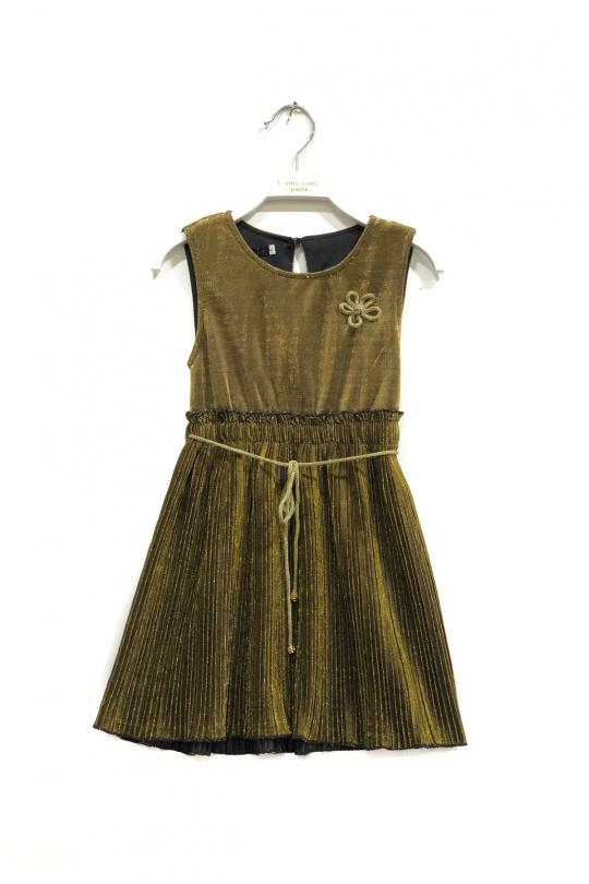 Robes Enfant & Bébé  Noir FANNY LOOK 7405 Efashion Paris
