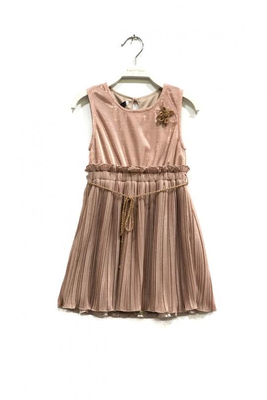 Robes Enfant & Bébé  Noir FANNY LOOK 7405 Efashion Paris